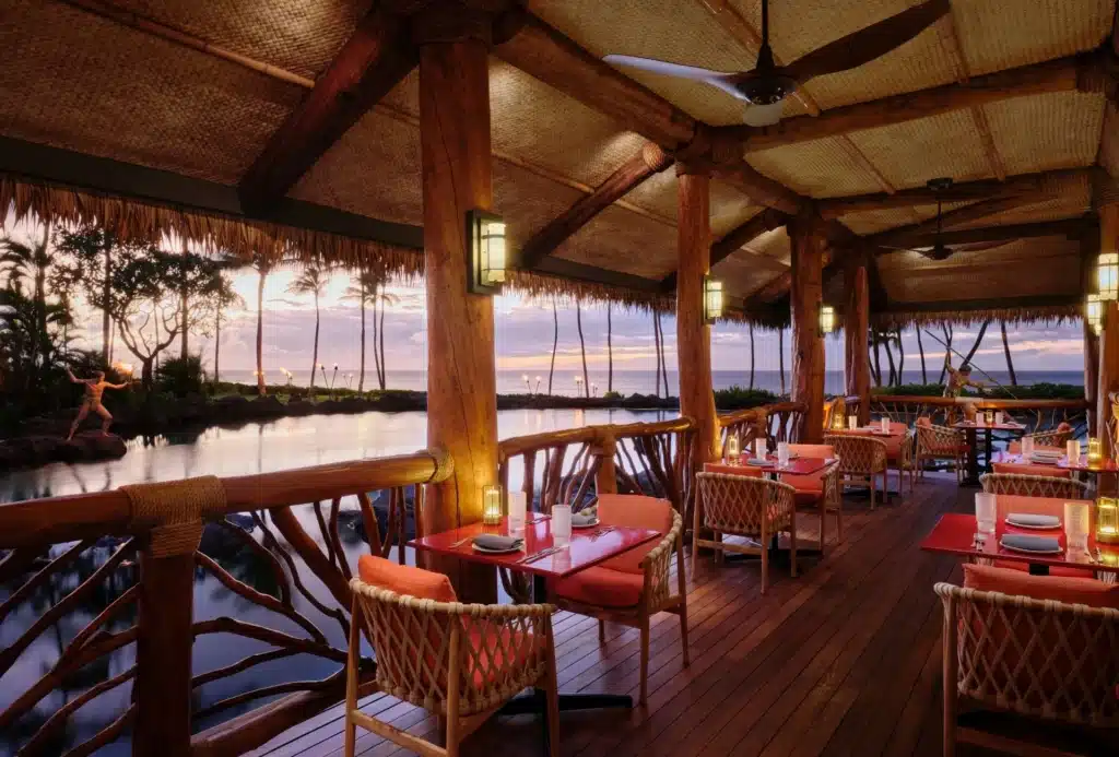 gwm grand wailea dining humu sunset patio